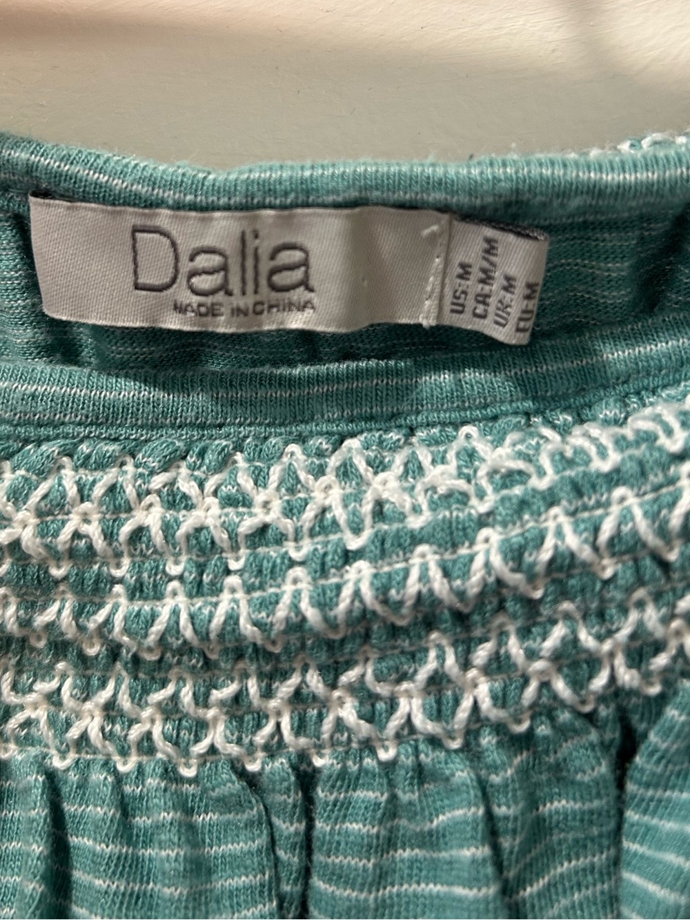 Dalia Teal Off-Shoulder Ruffle Top - Picture 3 of 3